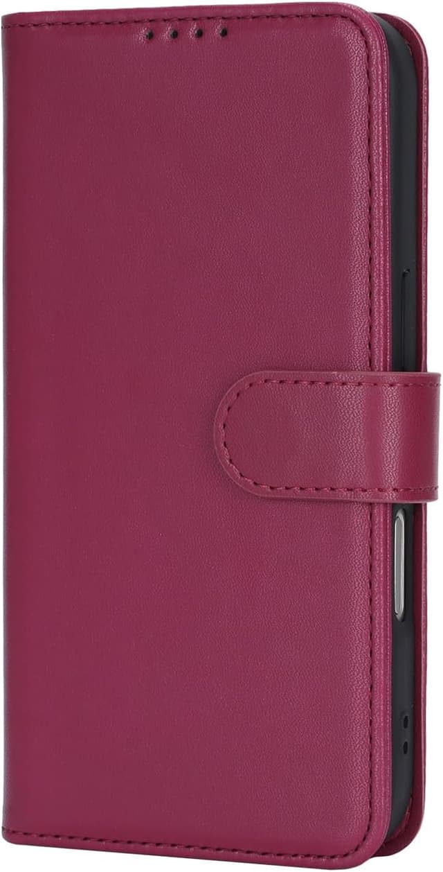 Thumbnail 6 de Zouzt iPhone 17 Pro Wallet Case in Premium PU Leather (Red) with Card Slots, Cash Pocket & Kickstand