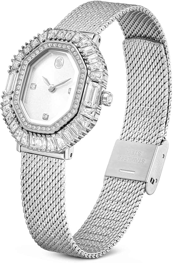 Detalle 2 de Swarovski Matrix Octagon brazalete de acero inoxidable