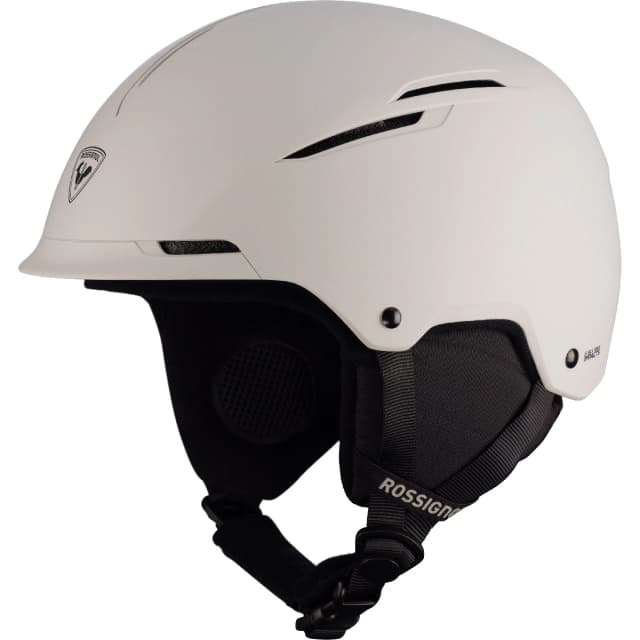 Detalle de Casco de esquí Rossignol Templar impacts grey con ajuste R-Fit y ventilación ajustable