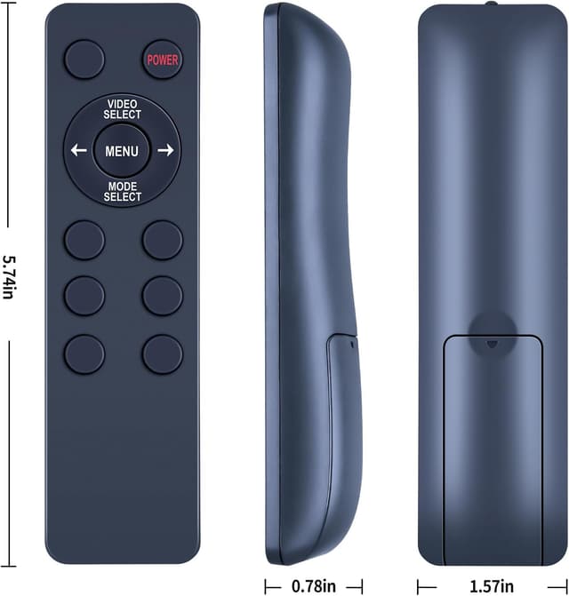 Detalle 2 de TCNOUMT New Wireless Remote Control Replacement for Tview T147IR TFT LCD Monitor Mobile Rear View System