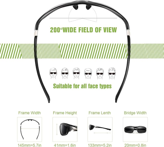 Thumbnail 4 de Foliful 3-Pack Polarized Sports Sunglasses 🕶