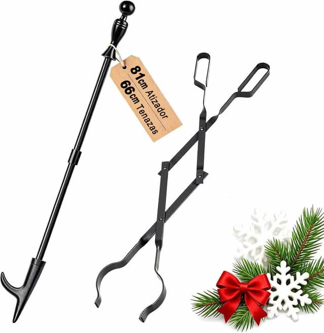 Thumbnail 6 de AMAGABELI Juego accesorios chimenea 81 cm