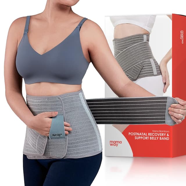 Detalle de Mamaway SSnugFit Postpartum Belly Band 52% Nylon