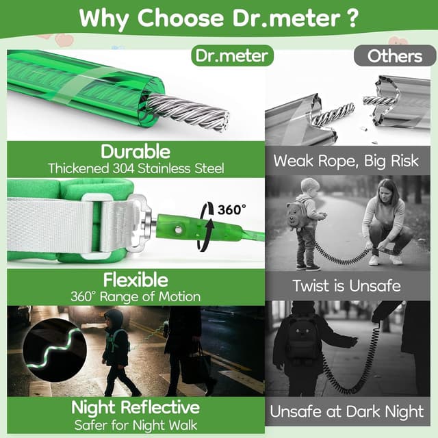 Thumbnail 4 de Dr.meter Kinderleine 1,2 m 🎒