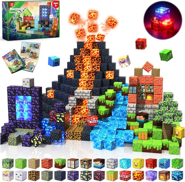 Detalle de GraceDuck Magnetic Blocks Dark Light 150