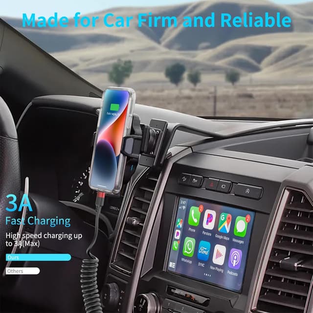 Detalle 2 de Coiled USB C Cable 2-Pack for Car