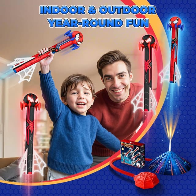 Detalle de Mirthigig Rocket Launcher Toy for Kids 4-pack
