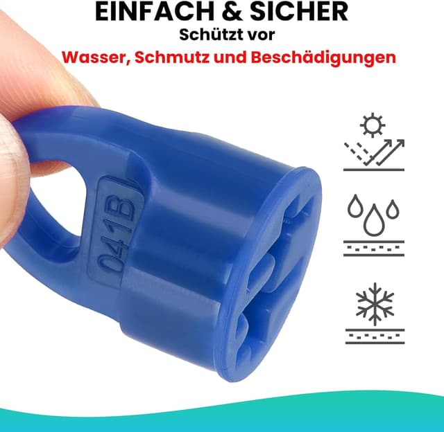 Detalle de Besudo Kontaktschutz-Abdeckung für Bosch SmartSystem E-Bike-Akkus (Powertube 750Wh, Powerpack 545Wh/725Wh) – 2er-Set