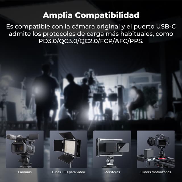 Thumbnail 4 de K&F CONCEPT NP-F970 Batería 10.500mAh