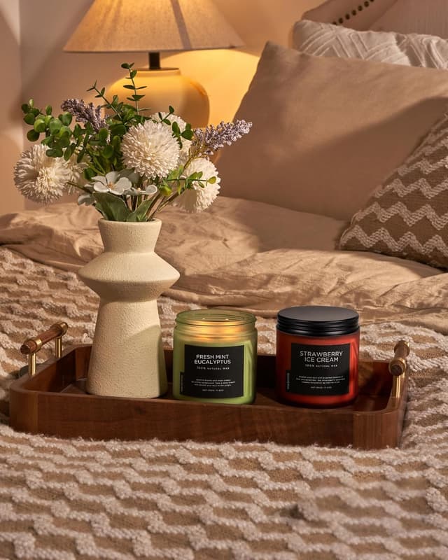 Thumbnail 6 de M&SENSE Eucalyptus Mint Soy Candle 330g