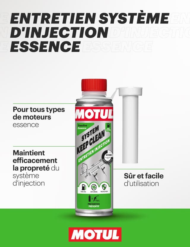 Detalle de Motul Entretien Système d’Injection Essence – additif préventif anti-fumée (300 ml)