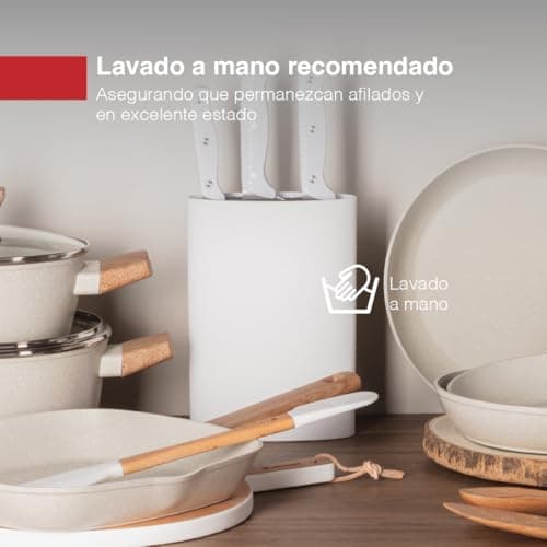 Thumbnail 5 de BERGNER NATURALLY - Set de Cuchillos Inoxidable con Bloque 🥢