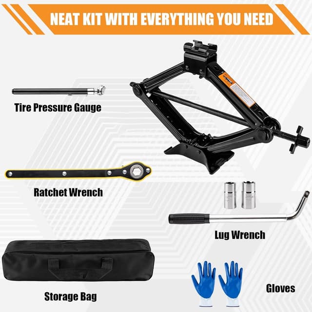 Detalle 2 de Beaiguna Portable Car Jack Kit 2 Ton