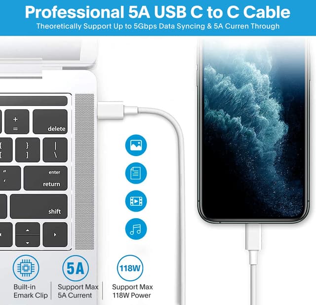Thumbnail 5 de Furgor Mac Book Pro Charger 118W USB-C fast charger