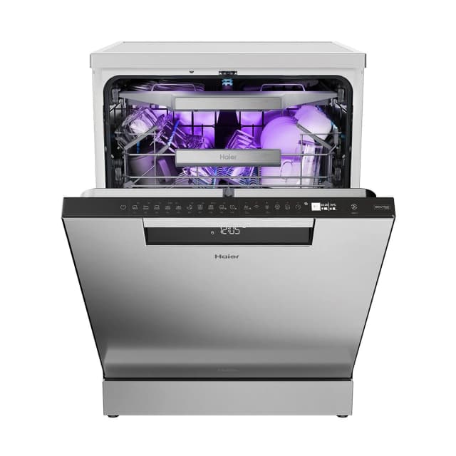 Detalle de Haier XF 4A4M4BX lavavajillas 14 servicios 60 cm