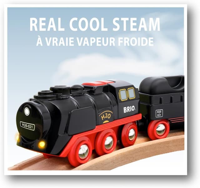 Thumbnail 4 de BRIO World Battery-Operated Steaming Train