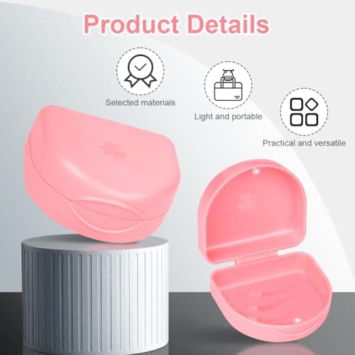 Thumbnail 4 de OFFCUP Porta protesi dentale con custodia igienica rosa 🪥