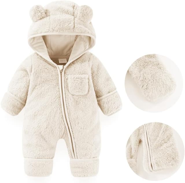 Imagen de Fairy Baby Snowsuit 280g fleece romper en OfertitasTOP