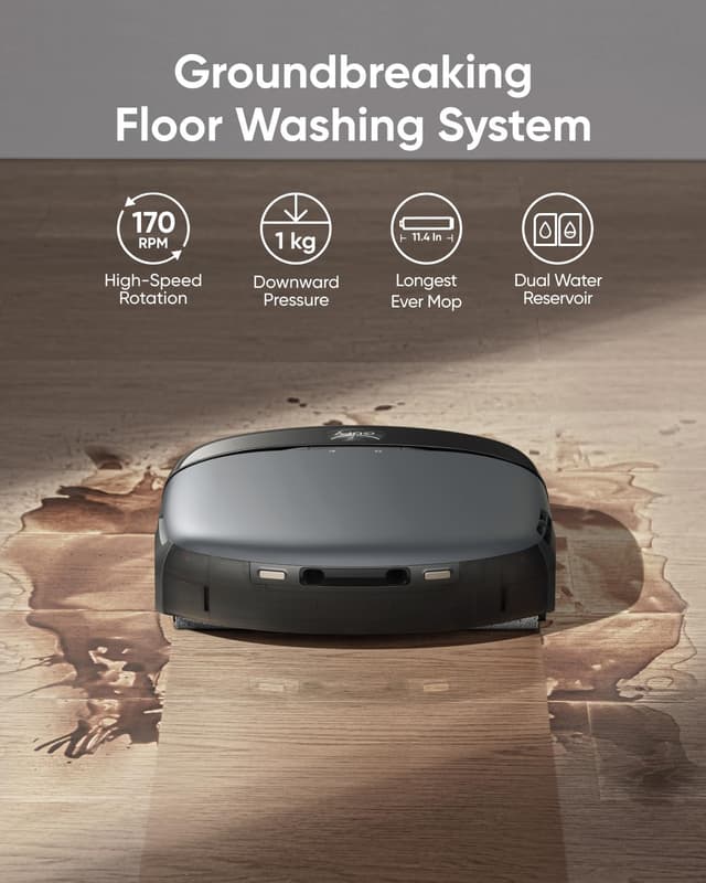 Detalle 2 de eufy Omni S1 Robot vacuum with mop and Wi‑Fi