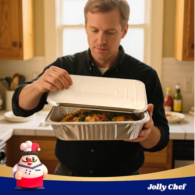 Thumbnail 6 de JOLLY CHEF 9x13 Aluminum Pans with Lids