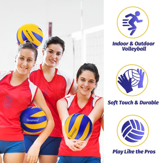 Detalle 2 de Soft Touch Volleyball Größe 5 für Indoor & Outdoor