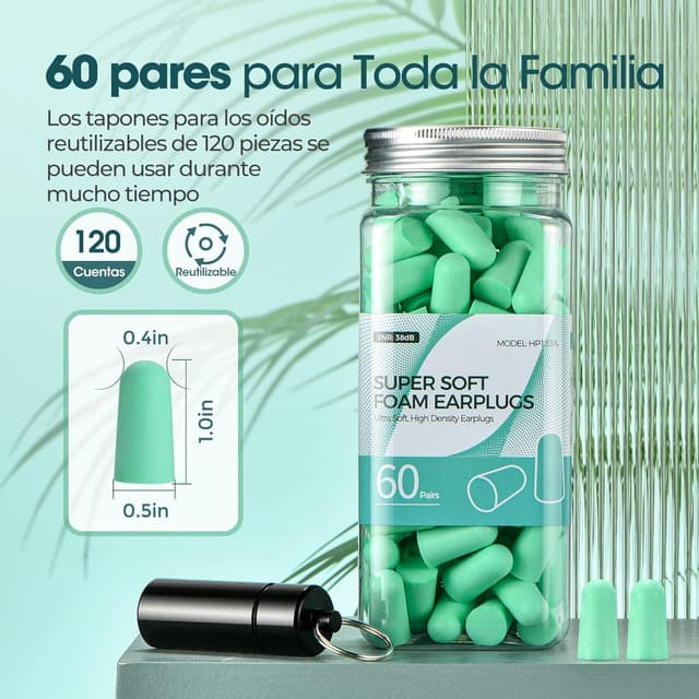 Thumbnail 2 de ERM TOOL Tapones de espuma 60 pares