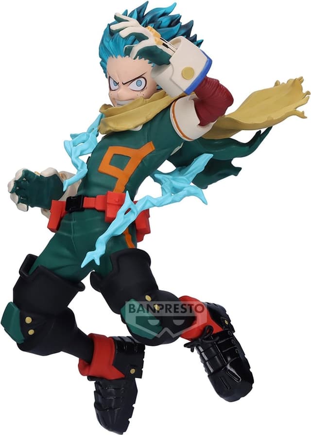 Detalle de Banpresto Izuku Midoriya My Hero Academia – The Amazing Heroes Plus, figura in PVC da 11 cm