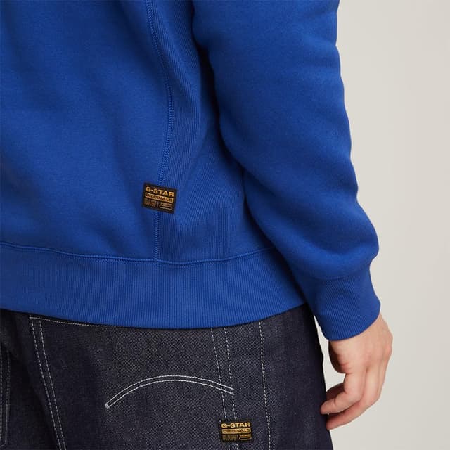 Detalle de G-Star Herren Premium Core Half Zip Sweater – bequemer Pulli mit originellem Look