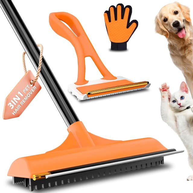 Imagen de leishiyen 58in Carpet Rake for Pet Hair 🐾 en OfertitasTOP