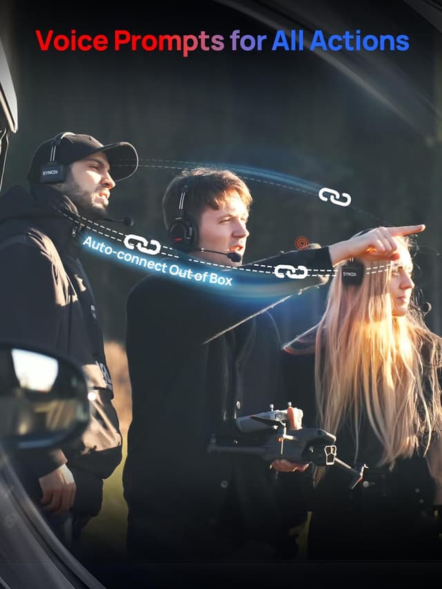 Thumbnail 6 de SYNCO XTALK X2 350 m Wireless Intercom