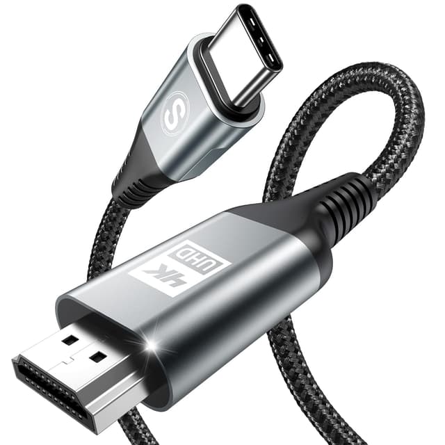 Detalle de sweguard USB-C auf HDMI Kabel (1 m) mit 4K@60 Hz – für Thunderbolt-/USB‑C‑Geräte