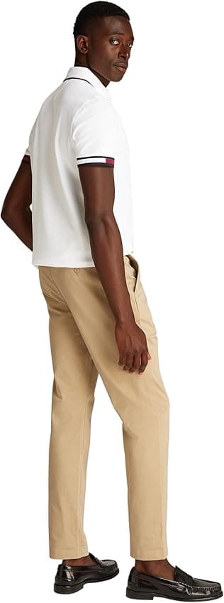 Detalle 2 de Tommy Hilfiger Polo Slim Fit L blanco 96% algodón