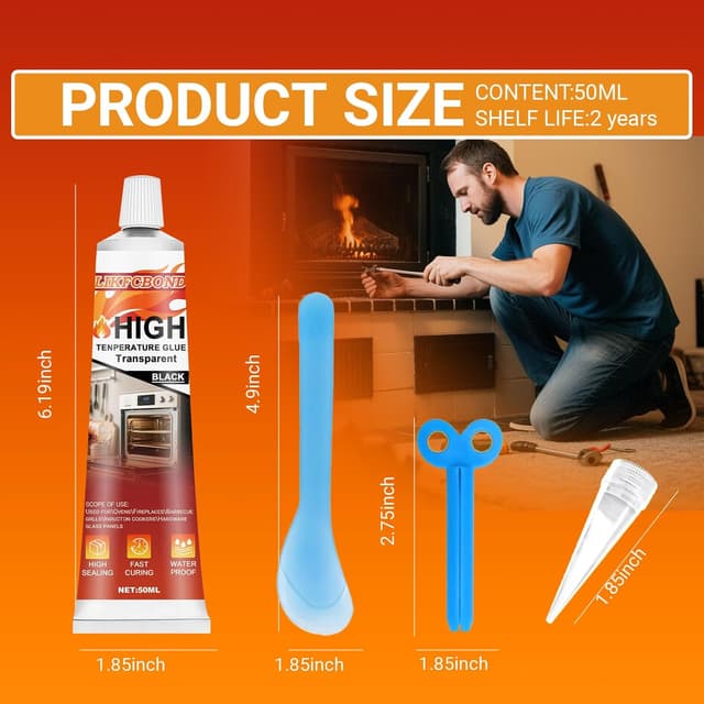 Thumbnail 5 de LIKFCBOND Pegamento Alta Temperatura 100 ml 650°C