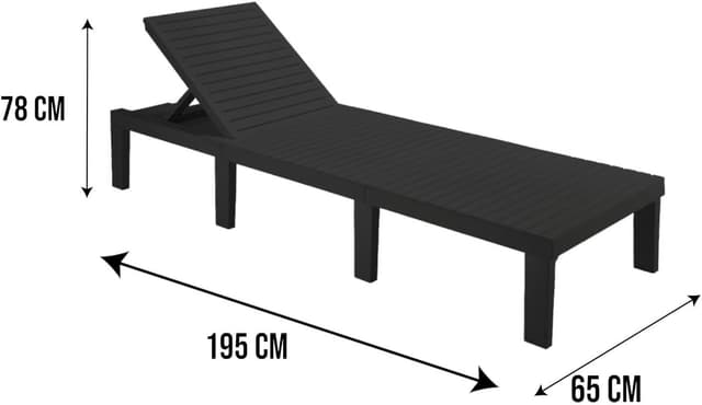 Detalle 1 de Dmora Caserta lettino prendisole 195x65