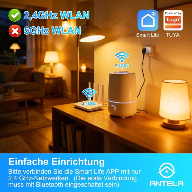 Thumbnail 4 de ANTELA WLAN Smart Steckdose AI 16A 3680W 4er-Set