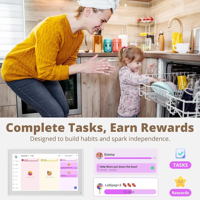 Detalle de Dragon Touch Calendar 21.5" Digital Calendar 64GB