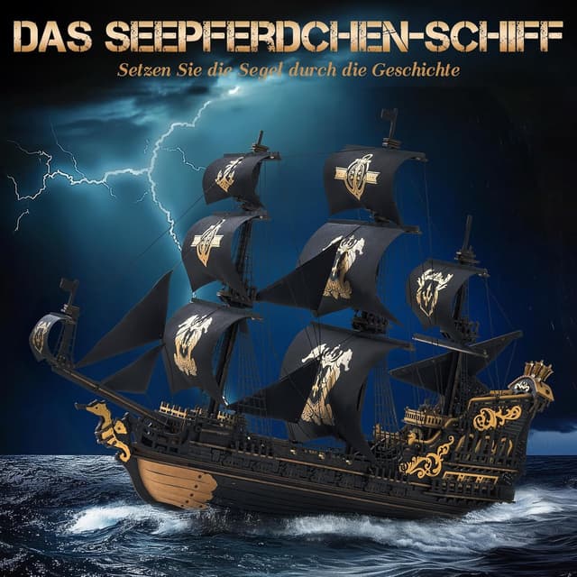 Thumbnail 1 de ROKR Seepferdchen Barke MCB02 603 Teile 🧩