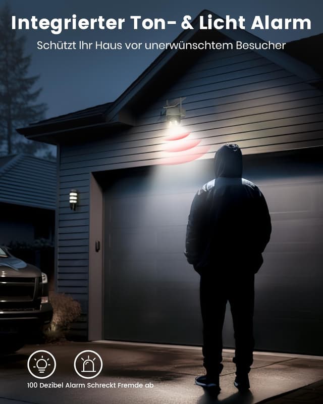 Thumbnail 4 de aosu 2K Überwachungskamera Außen Solar Akku 3MP 360° PTZ