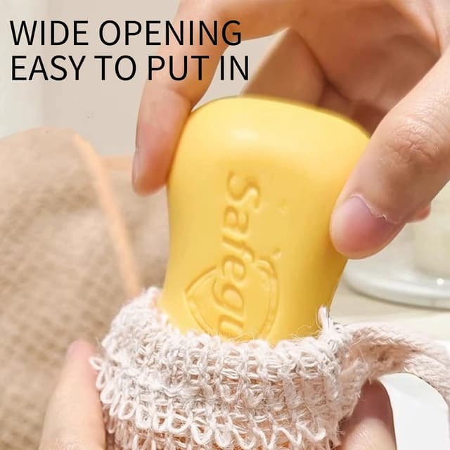 Thumbnail 3 de Sisal Soap Saver Bags 10x15cm 5 Pack