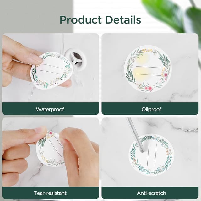 Thumbnail 2 de Romon Etichette Adesive 200 pezzi