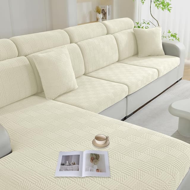 Thumbnail 6 de Ystyle Copriseduta Divano Elasticizzato Grigio Chiaro