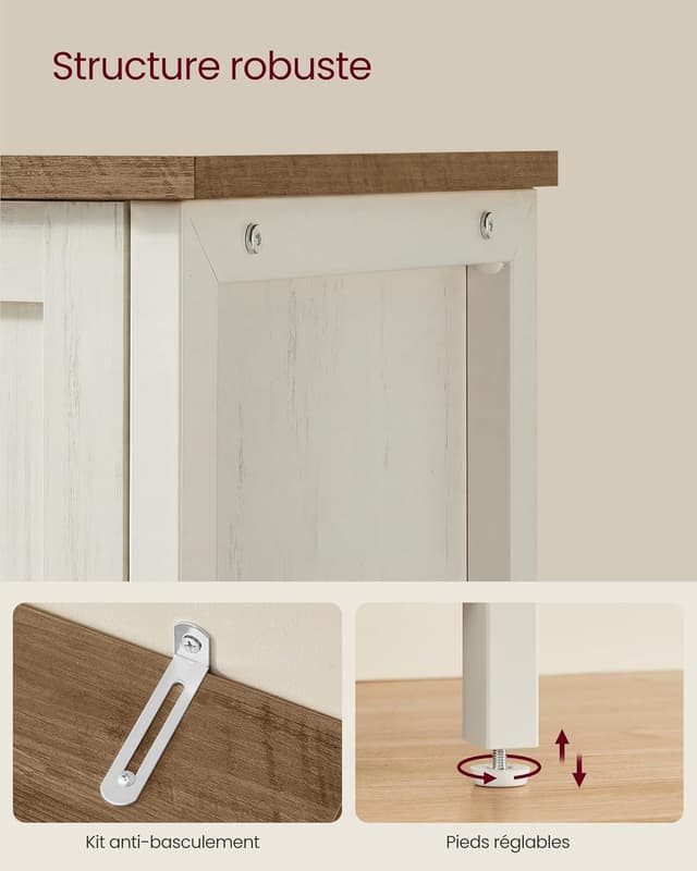 Thumbnail 6 de VASAGLE LSC096WJ02 Buffet 33 x 110 cm