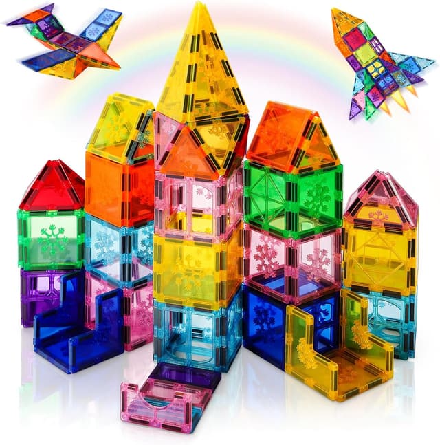 Detalle de Xekel 40PCS Magnetic Tiles 3D Building Set