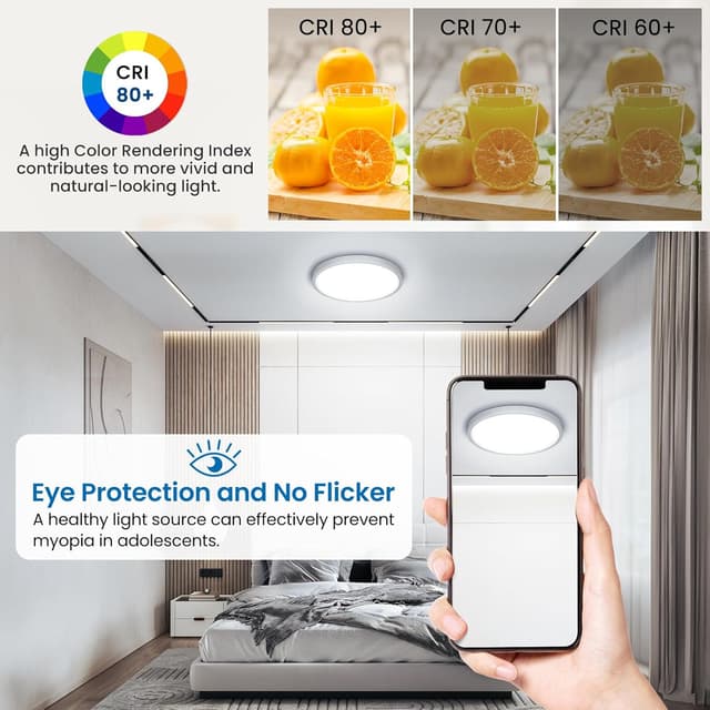 Thumbnail 3 de NIBSHOOM Plafón LED de Techo 18W IP44 para Dormitorio