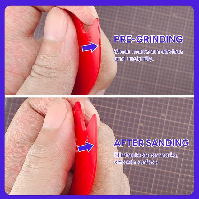 Detalle 2 de Hobby Model Tools carta vetrata adesiva riutilizzabile per levigatura bagnato/secco 600/800/1000