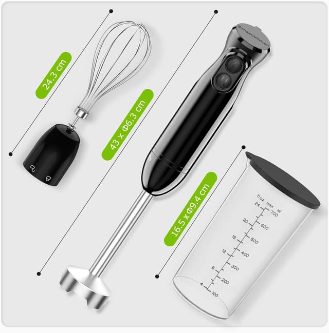 Detalle 2 de Bonsenkitchen Stabmixer 1000 W 3 in 1