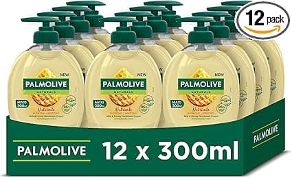 Detalle de Palmolive Naturals Leche y Miel 🧴 Pack 12 x 300 ml