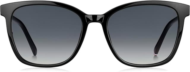 Detalle de Tommy Hilfiger Unisex Sonnenbrille in Schwarz/Grau, 54/18/140