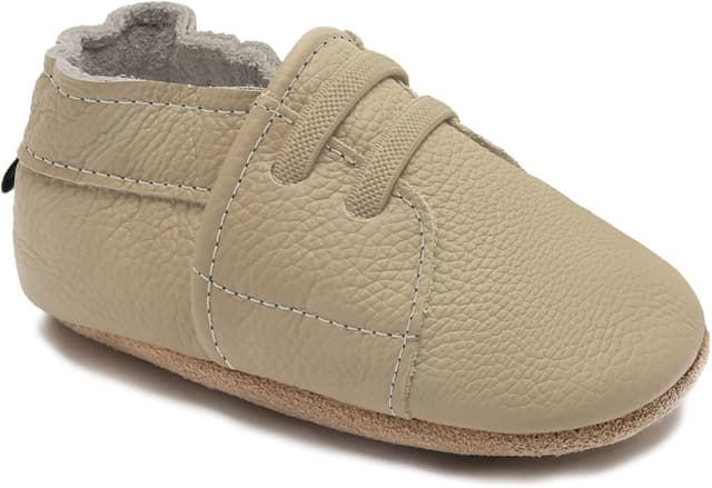 Thumbnail 6 de HMIYA Weiche Leder-Krabbelschuhe mit Wildledersohle – Lauflernschuhe für Babys (0–24 Monate)