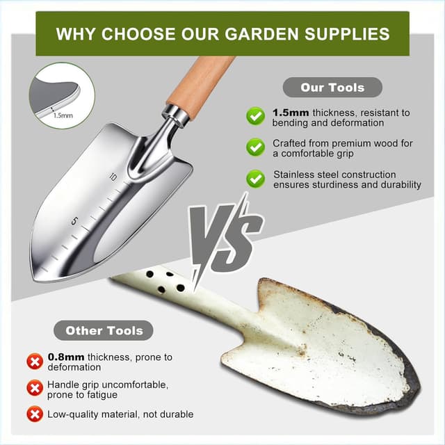 Thumbnail 1 de Kynup 9-Piece Heavy Duty Gardening Tools Set